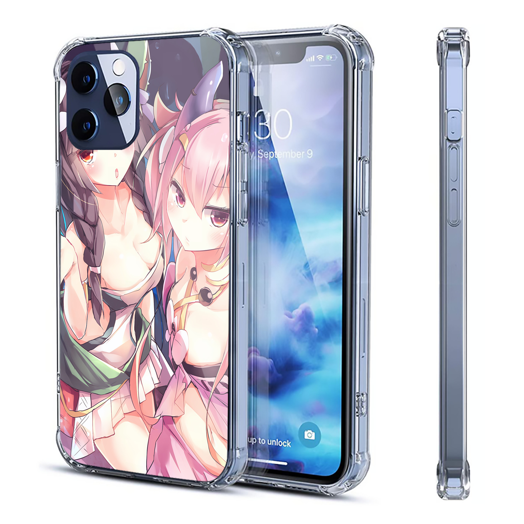 （画像用） 遊☆戯☆王 Yu-Gi-Oh! 【iPhone 12シリーズ対応】透明スマホケース（クリアソフトケース）